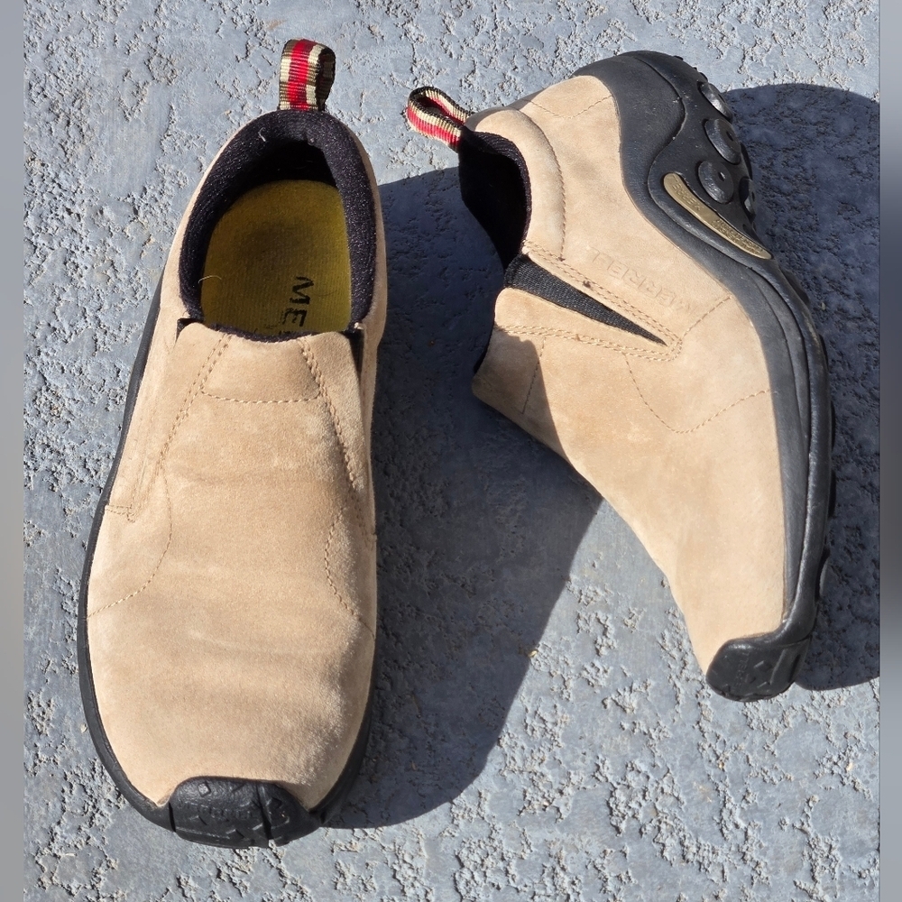 Merrell Junggle Moc Sz 7 Mens Classic Slip On Ortholite Comfort Insoles